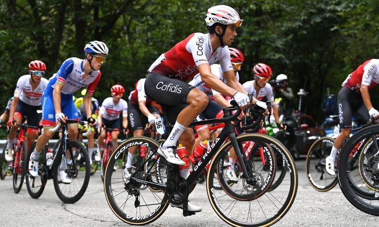 COLLÁU FANCUAYA, SPAIN - AUGUST 27: José Herrada Lopez of Spain and Team Cofidis competes during the 77th Tour of Spain 2022, Stage 8 a 153,4km stage from Pola de Laviana to Colláu Fancuaya 1084m / #LaVuelta22 / #WorldTour / on August 27, 2022 in Colláu Fancuaya, Spain. (Photo by Getty Images/Justin Setterfield)