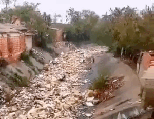 Impactante video de arroyos llenos de basura en Barranquilla