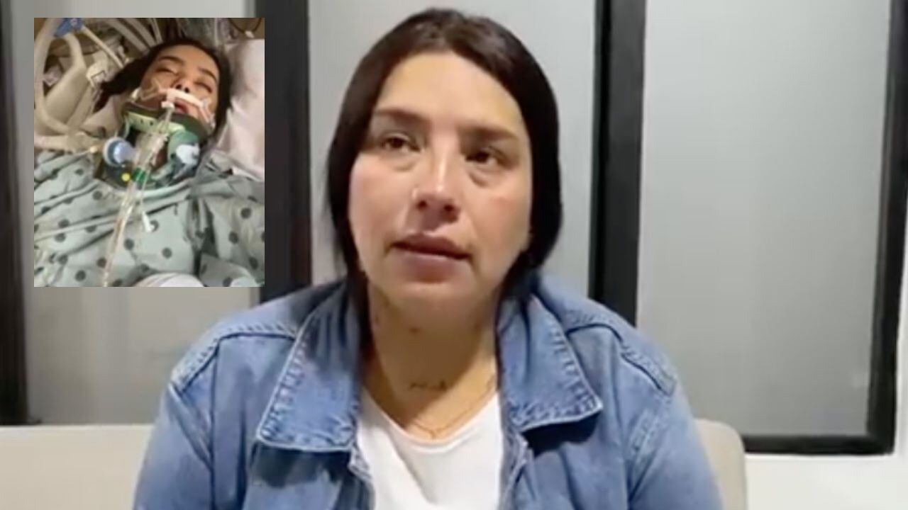 Paola Durán, madre de Hellen Pacheco, estuvo al lado de su hija en sus últimos días de vida