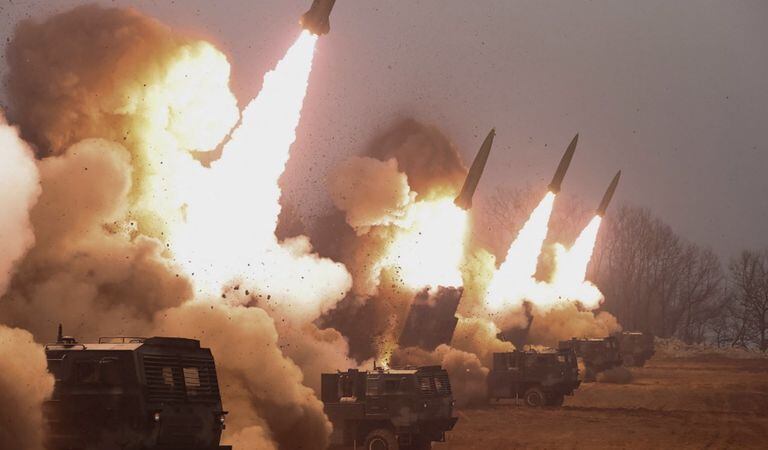 Varios misiles fueron disparados desde Corea del Norte el pasado jueves 9 de marzo