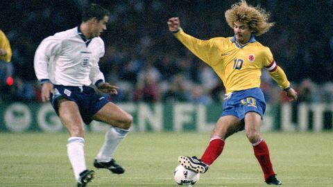 Colombia vs Inglaterra - Amistoso en Wembley en 1995.