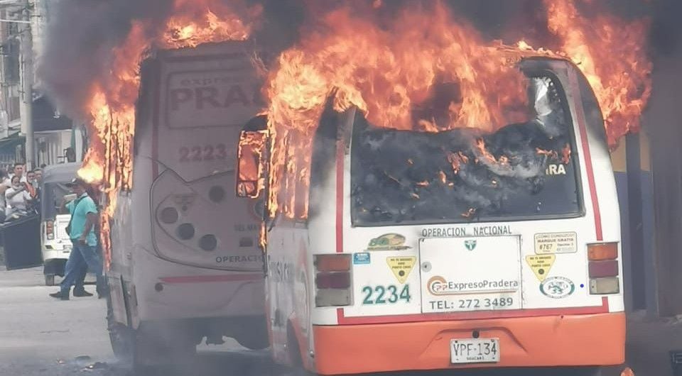 Buses quemados en Florida, Valle