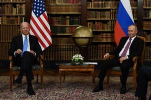 Joe Biden, presidente de Estados Unidos, y Vladimir Putin, presidente de Rusia, tuvieron su primera cumbre este martes.