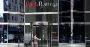 (GERMANY OUT) Hauptsitz von Fitch Ratings in New York / USA  (Photo by wolterfoto/ullstein bild via Getty Images)