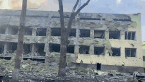 Bombardeo en hospital infantil en Ucrania