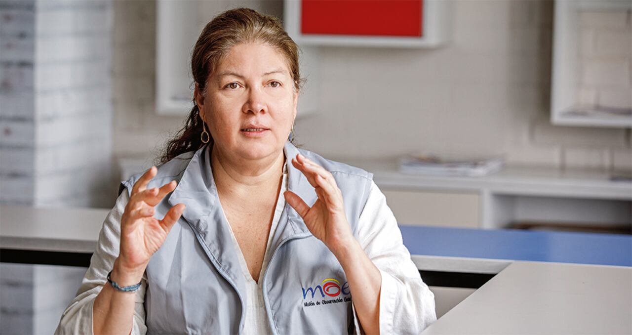 Alejandra Barrios, directora de la Misión de Observación Electoral (MOE).