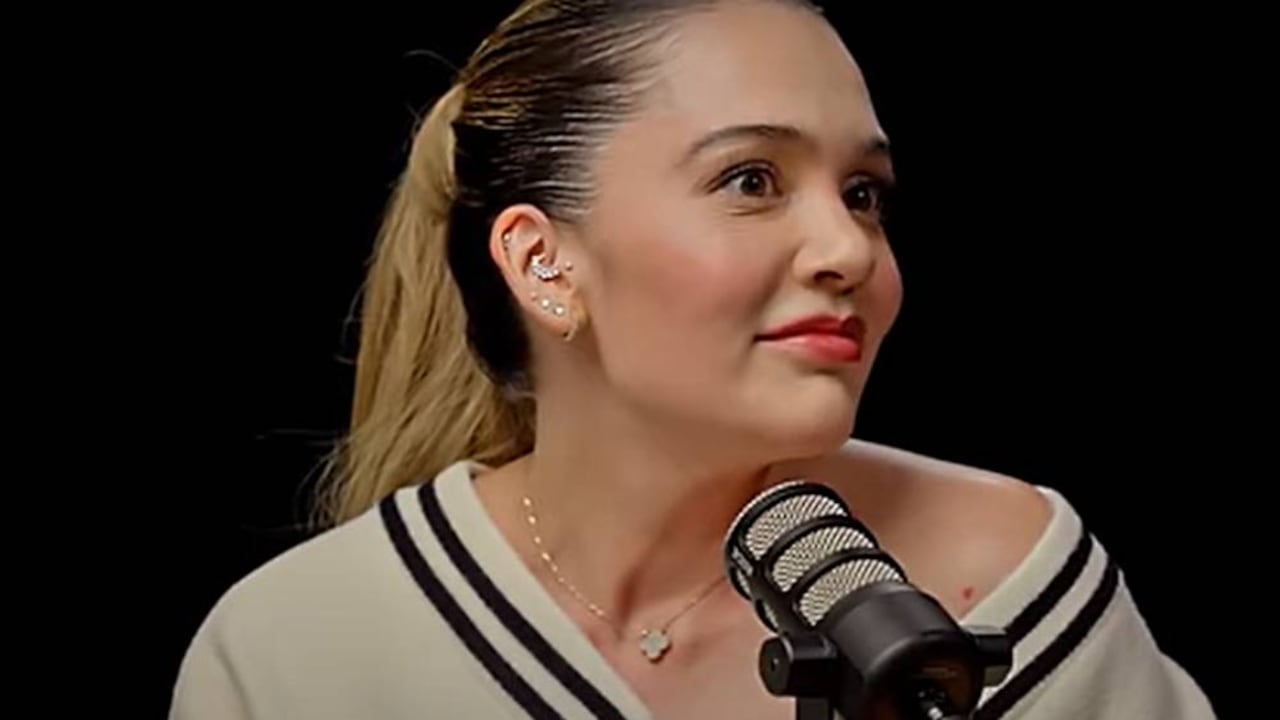 Lina Tejeiro habló de la canción de sus exparejas.