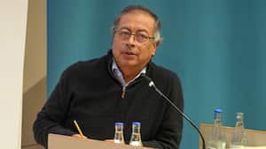 Gustavo Petro en Suecia.