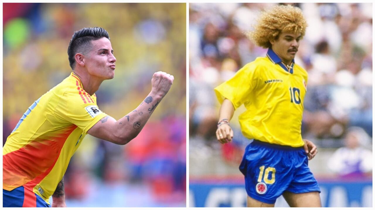 James y 'El Pibe': los dos '10? históricos de la Selección Colombia.
