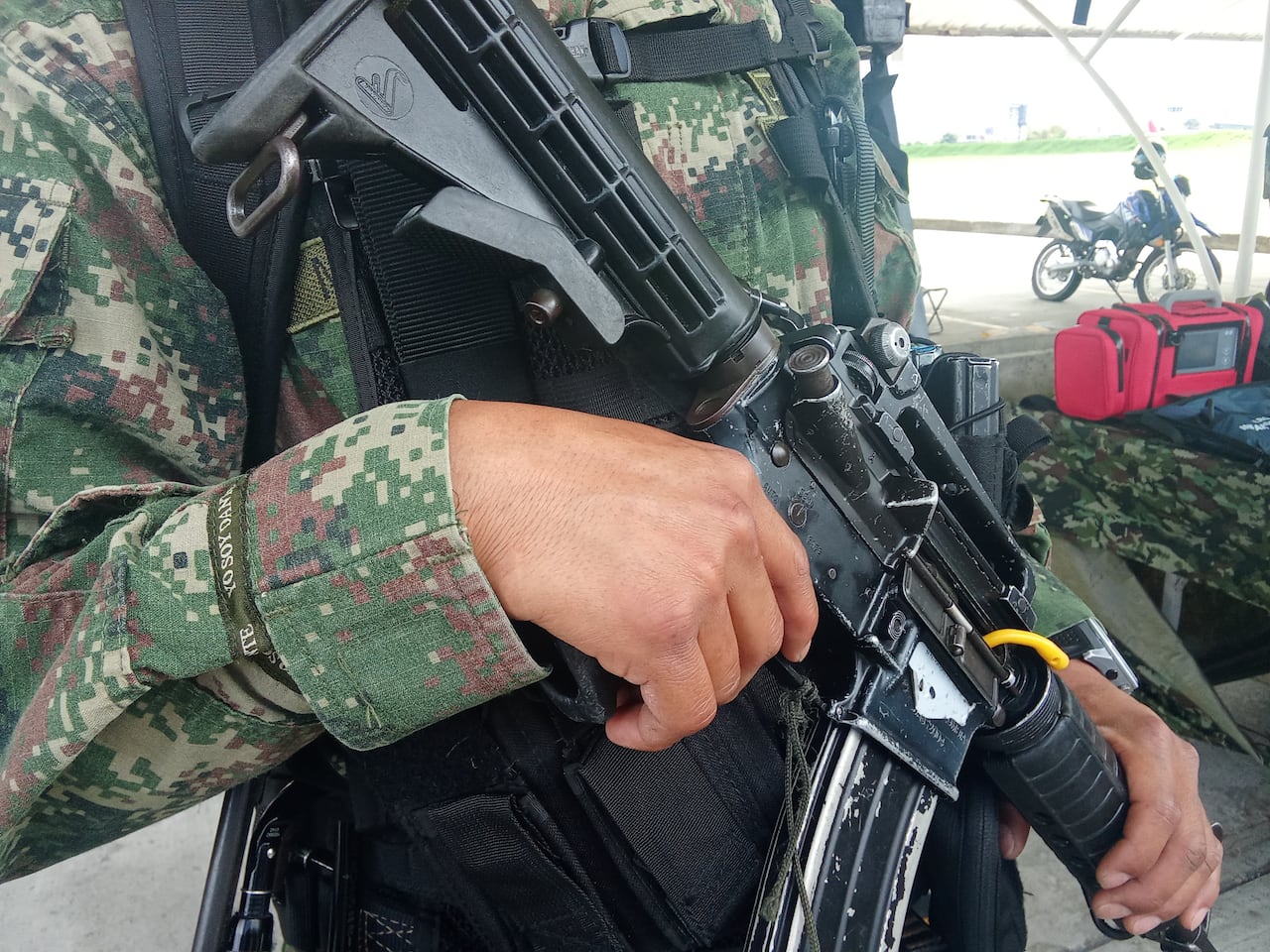 Militares de Colombia en la ciudad de Popayán.