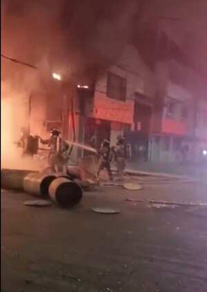 El incendio se registró sobre las 3:30 de la madrugada.