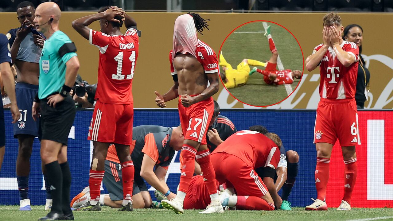 Jamal Musiala sufrió dura lesión en el Bayern vs. PSG