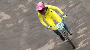 Lauren Reynolds en los olímpicos de Tokio 2020.