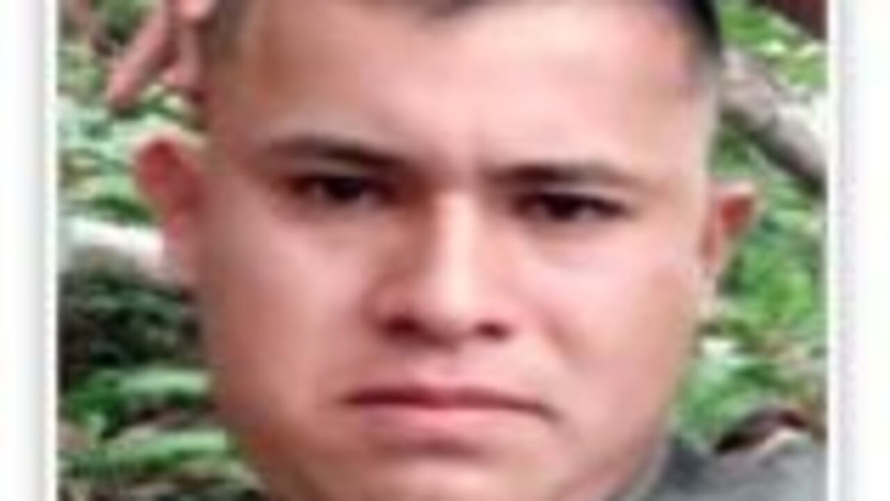 Alias Kevin, integrante de las disidencias de las Farc.