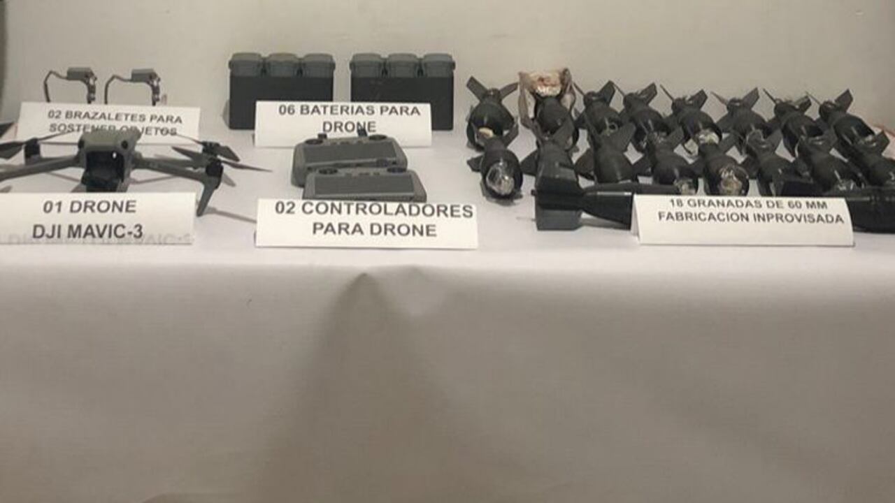 El arsenal incautado en Cumbitara, Nariño, está compuesto por un total de 18 granadas que tienen un alcance de casi 2.4 kilómetros y un radio de acción de por lo menos 15 metros.