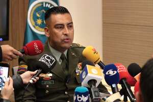 En rueda de prensa, el 19 de abril, el director nacional del Inpec, coronel (r) Daniel Gutiérrez, entregó los resultados obtenidos en la cárcel de Jamundí. Foto Especial para El País.