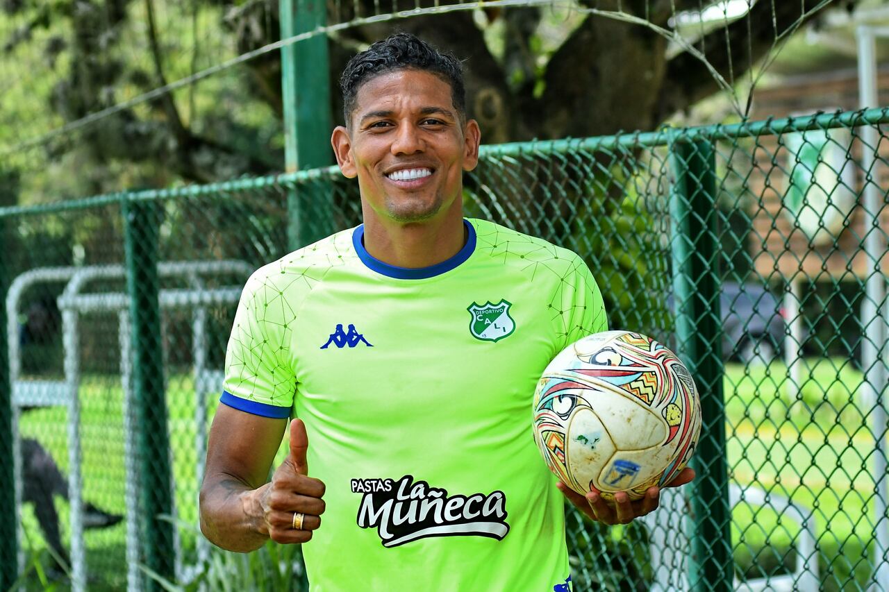 Alexander Mejía, volante y capitán del Deportivo Cali , Abril 24 de 2024, Foto Wirman Rios , EL PAIS
