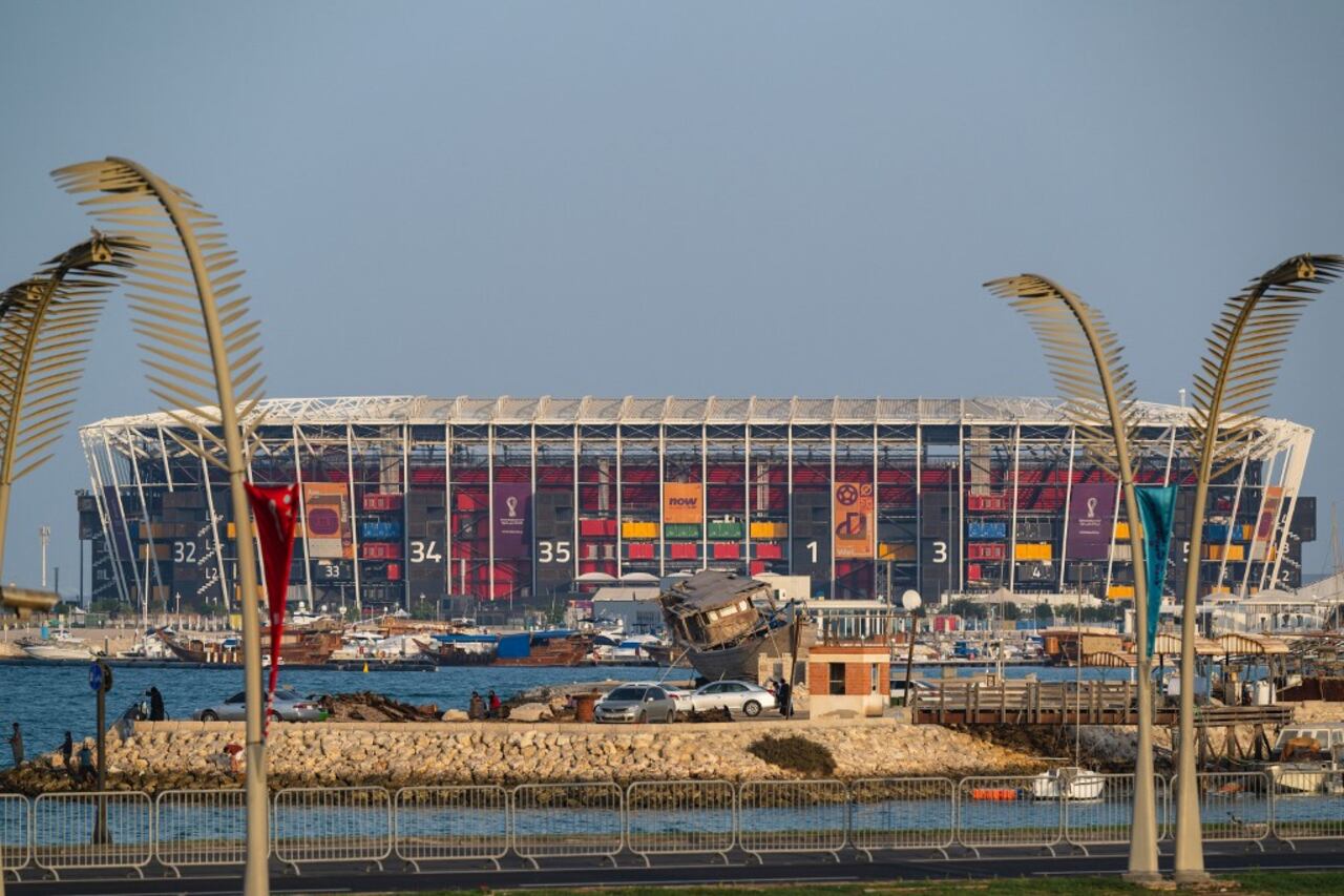 Una vista general del Estadio 974, en Doha, el 13 de noviembre de 2022 (Foto de Andrej ISAKOVIC / AFP)