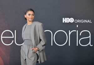 LOS ANGELES, CALIFORNIA - APRIL 20: Zendaya attends the HBO Max FYC event for "Euphoria" at Academy Museum of Motion Pictures on April 20, 2022 in Los Angeles, California. (Photo by Rodin Eckenroth/FilmMagic)