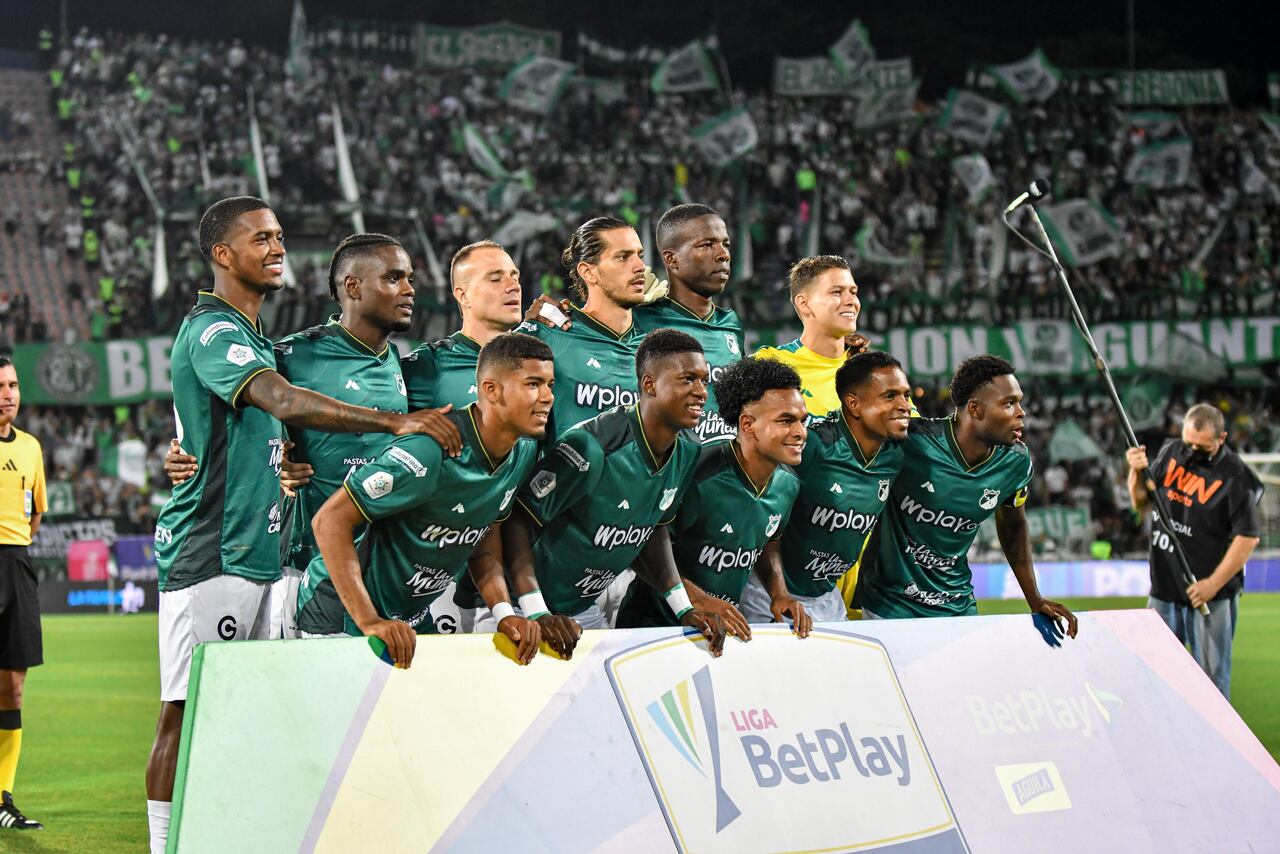 Deportivo Cali antes de enfrentar a Atlético Nacional.