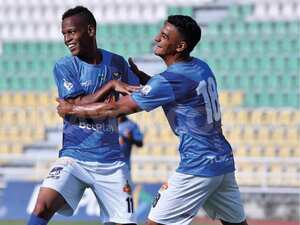 Jugadores de Orsomarso celebran el gol que le marcaron al Cúcuta en la primera fecha del Torneo de la B 2024.