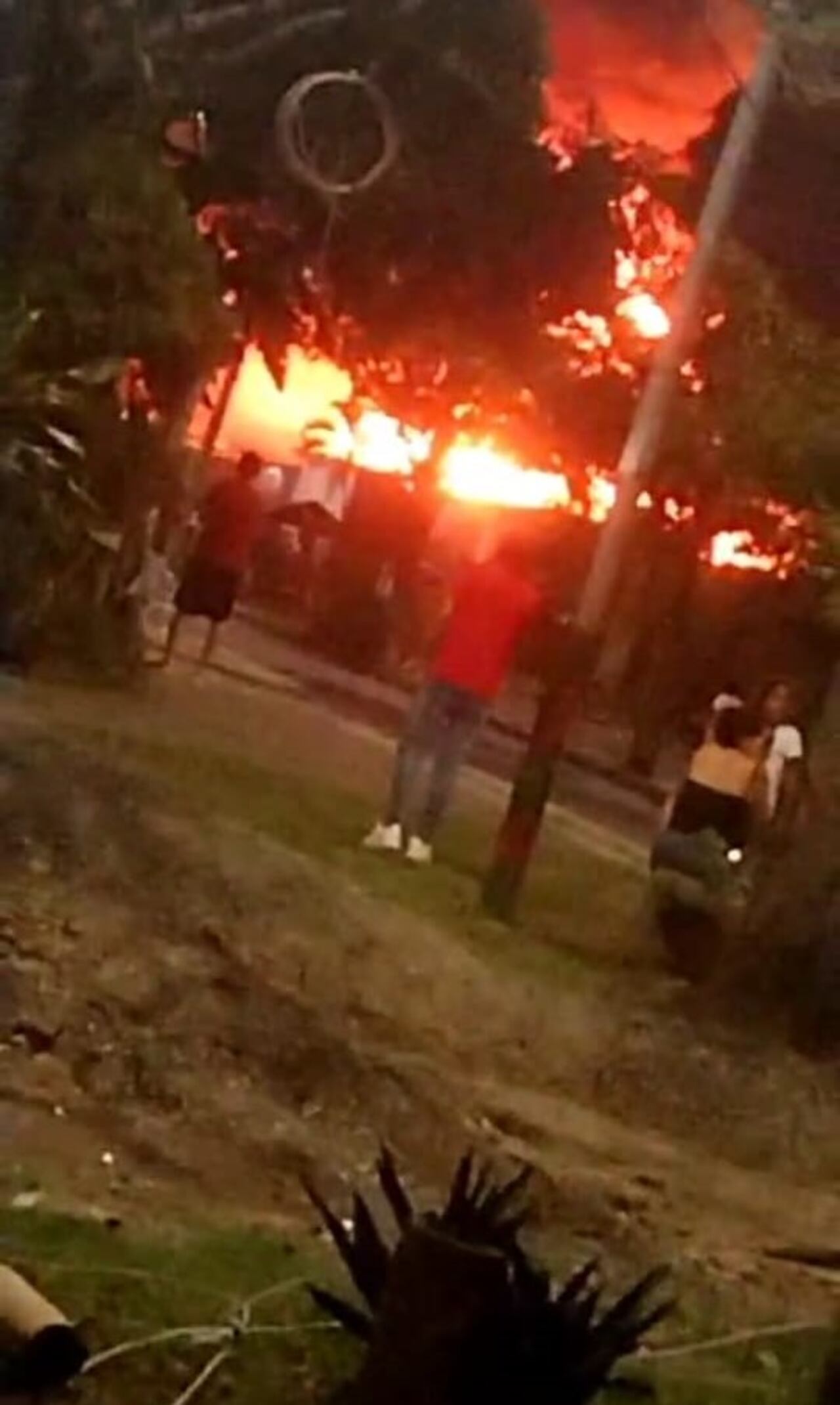 Incendio barrio Antonio Nariño