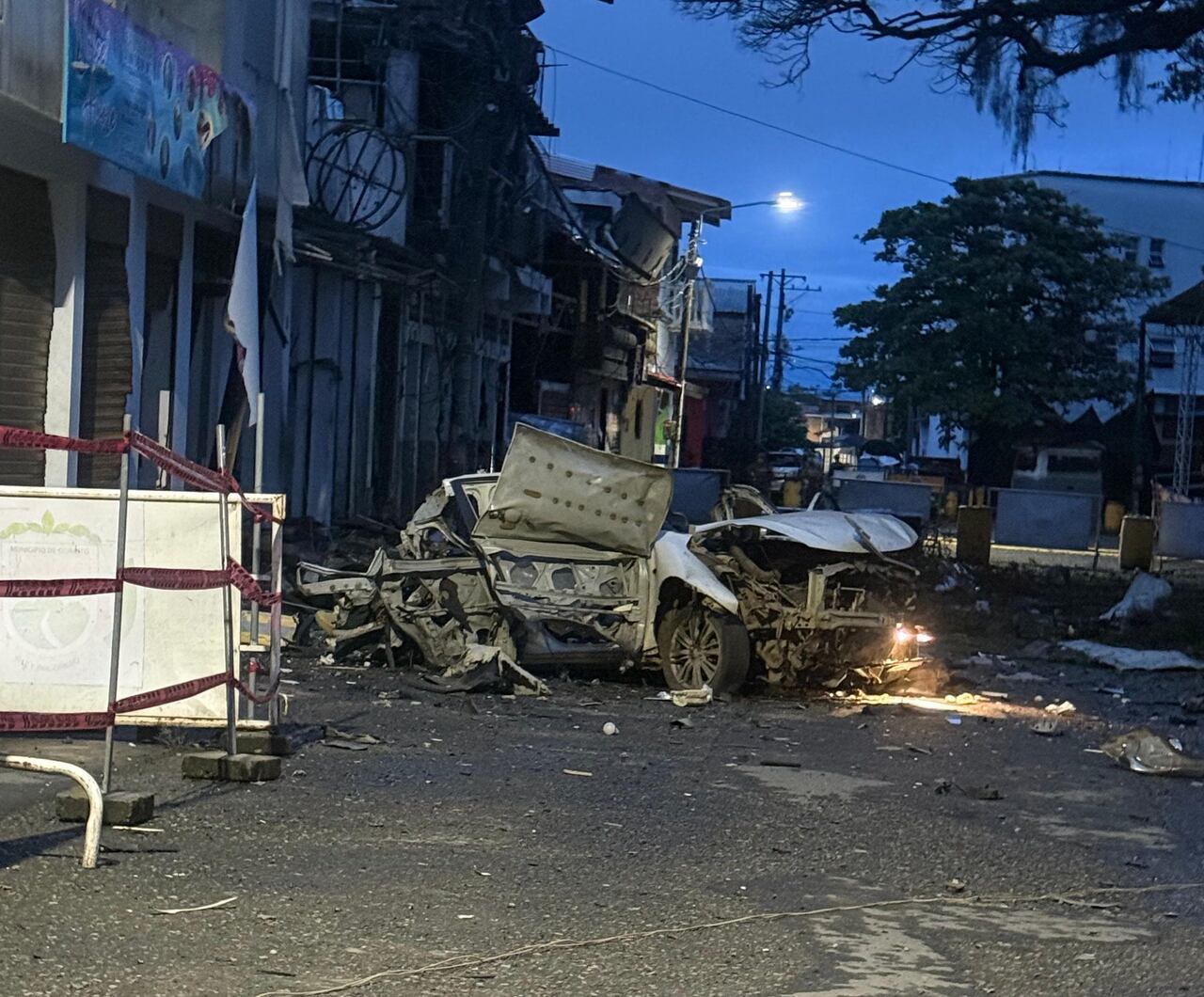 Carrombomba en Corinto, Cauca