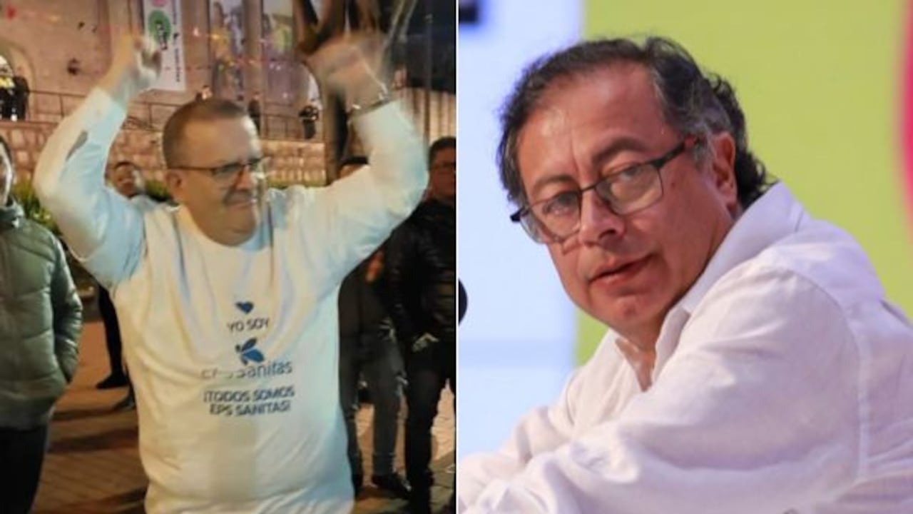 Joseba Grajales y Gustavo Petro. FOTOS: Redes sociales y Cortesía Presidencia