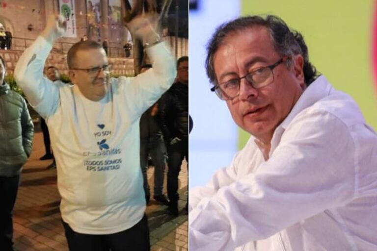 Joseba Grajales y Gustavo Petro. FOTOS: Redes sociales y Cortesía Presidencia