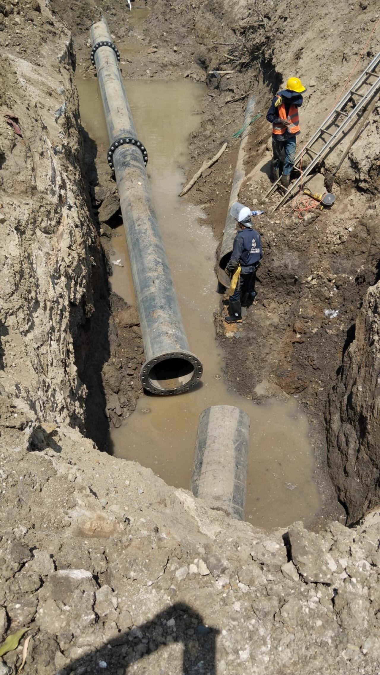 El daño se presentó a la altura del barrio Las Américas de Yumbo.