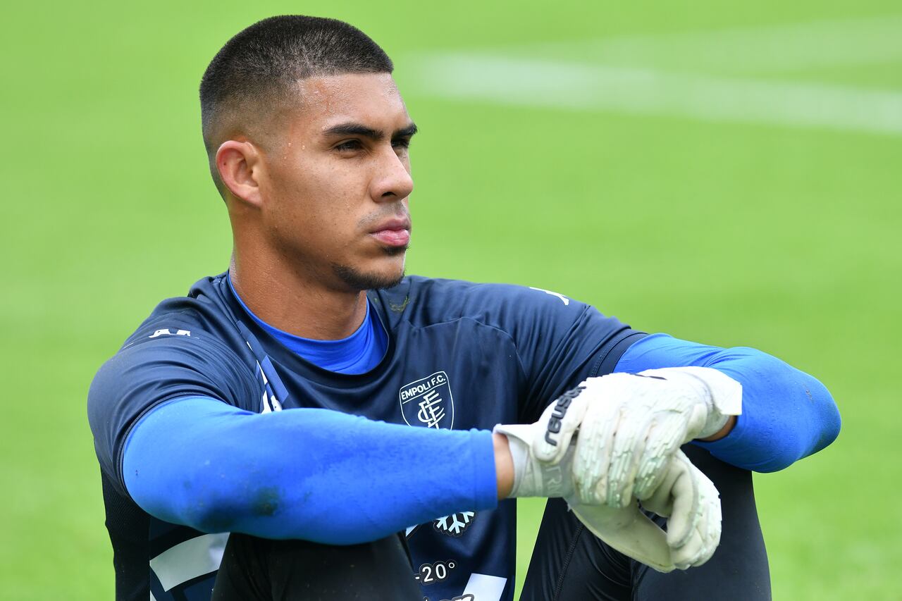 The Empoli player Devis Vasquez during the Lazio-Empoli match at the Stadio Olimpico. Rome (Italy), October 06th, 2024 (Photo by Massimo Insabato/Archivio Massimo Insabato/Mondadori Portfolio via Getty Images)