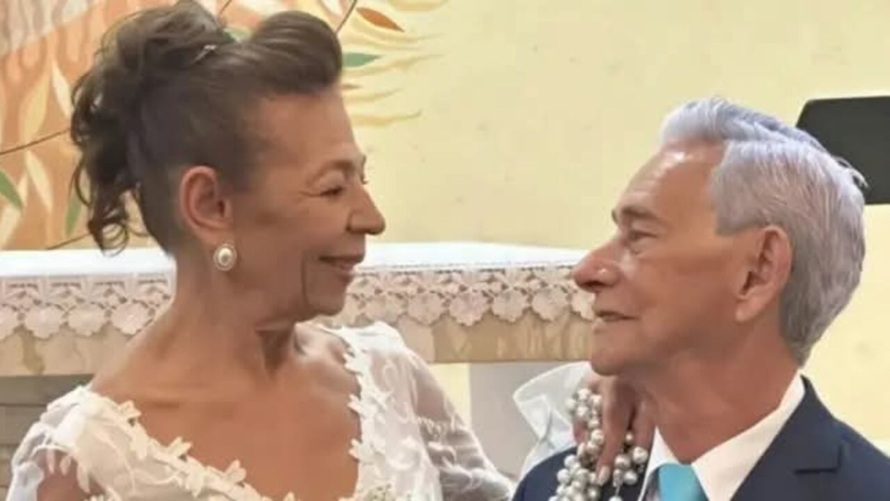 María Lucia Dos Santos y Clemente Dos Santos encontraron el amor en la vejez. Ella nunca había tenido novio.