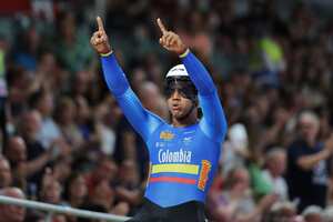 Kevin Santiago Quintero ganó mundial del Keirin en Glasgow 2023