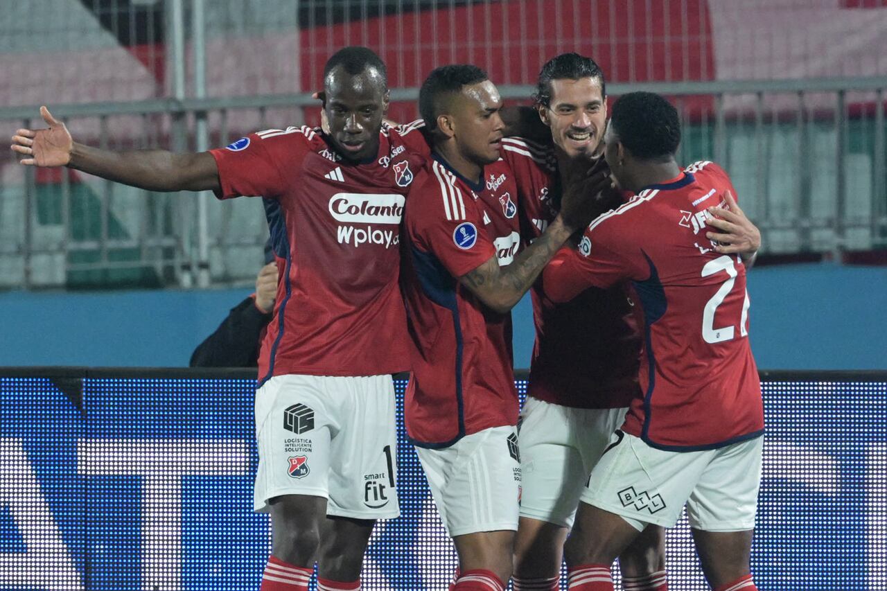 Palestino vs Independiente Medellín - partido de ida octavos de final - Copa Sudamericana.