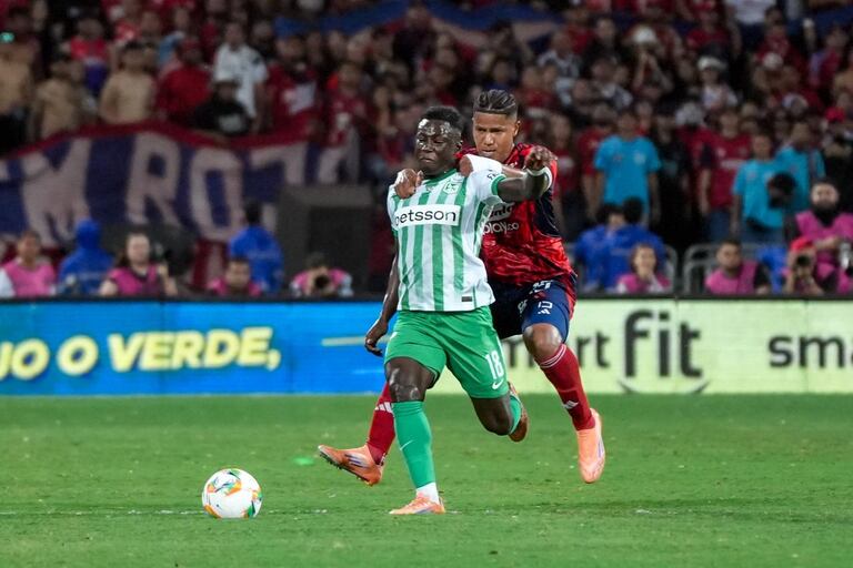 Imagen del partido de vuelta de la final de la Copa Colombia 2025, entre Independiente Medellín Atlético Nacional.