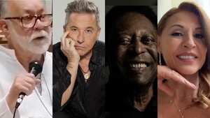 Jotamario Arbeláez, Ricardo Montaner, Pelé y Amparo Grisales