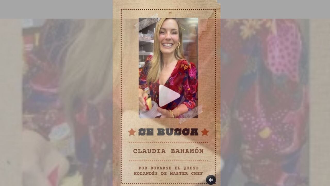 Claudia bahamon es pillada en robo a alacena
Foto: Instagram @claudiabahamon.