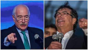 Expresidente Andrés Pastrana y Gustavo Petro, respectivamente.