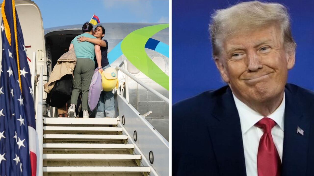 Primer grupo de colombianos retorna al país tras acogerse a plan de salida voluntaria del gobierno estadounidense