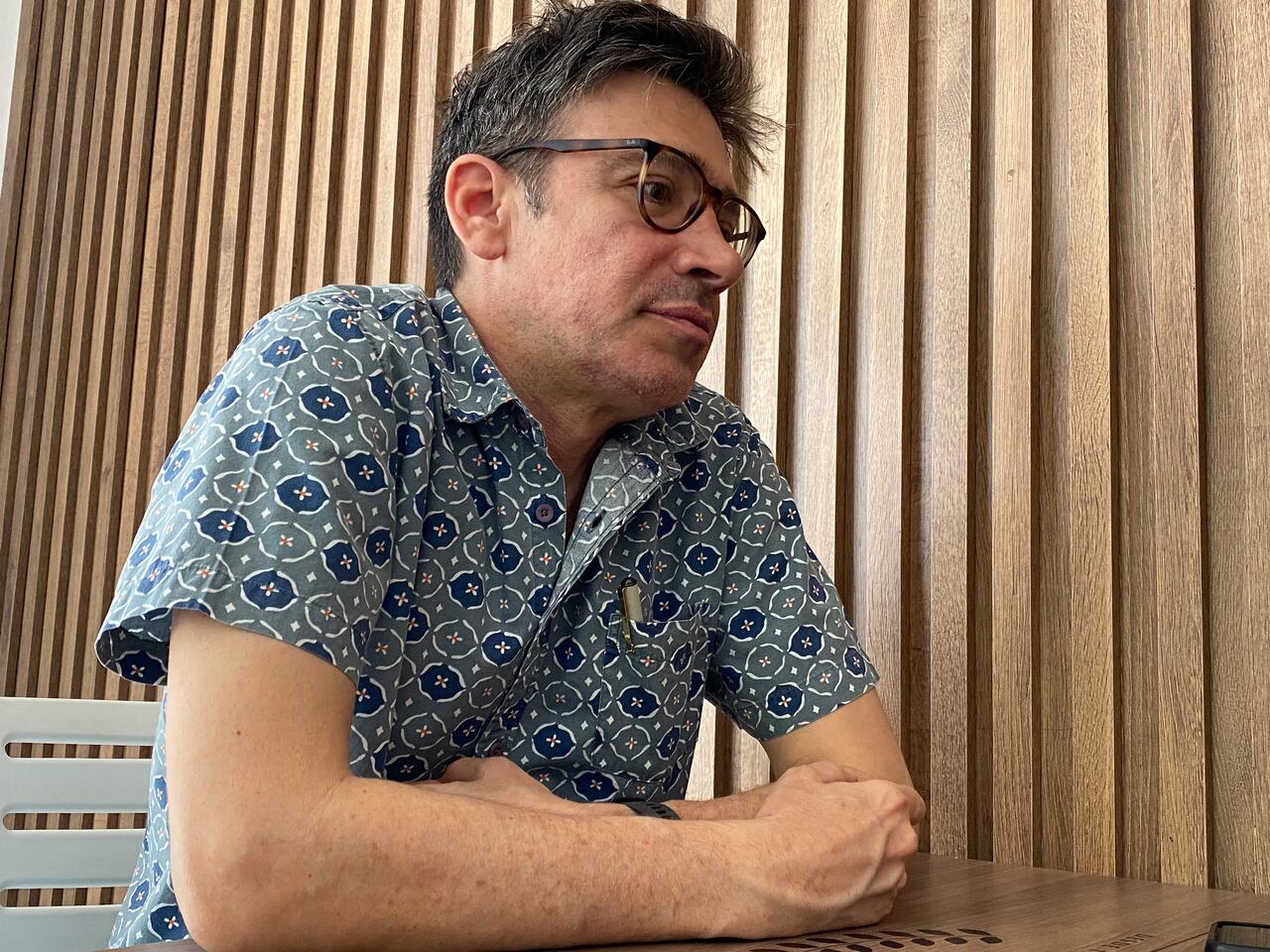 Escritor Antonio Garcia Angel. autor del libro Que pase lo peor. Foto José L Guzmán EL País.