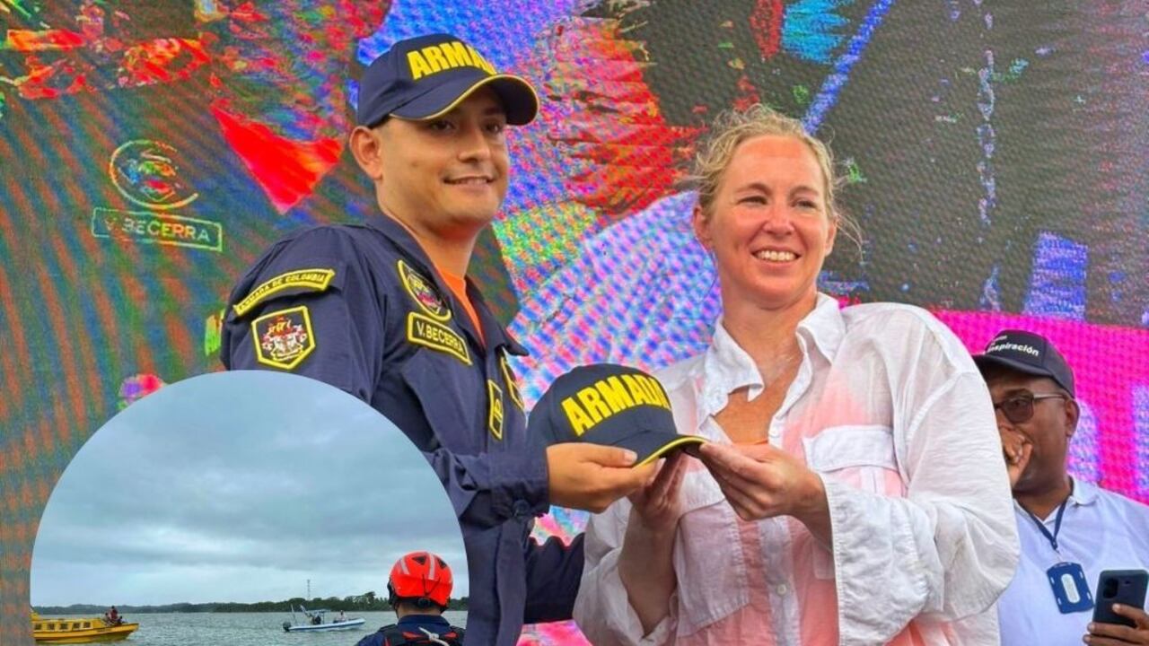 Eva Buzo fue homenajeada tras culminar su reto de nado entre Buenaventura y Juanchaco.