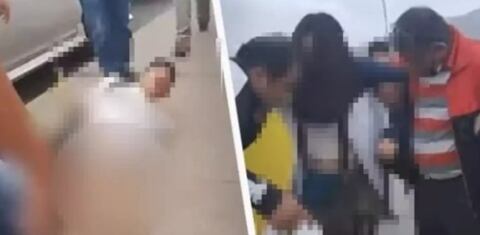 Captura de pantalla video de ladrón golpeado