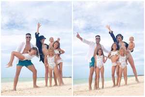 El colombiano está tomándose unas vacaciones con su familia luego de terminar la temporada del Rayo Vallecano.