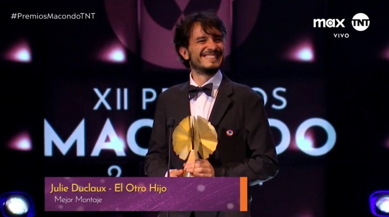 Se entrega el premio a Mejor Montaje a la Película "El otro hijo" - Julie Duclaux.