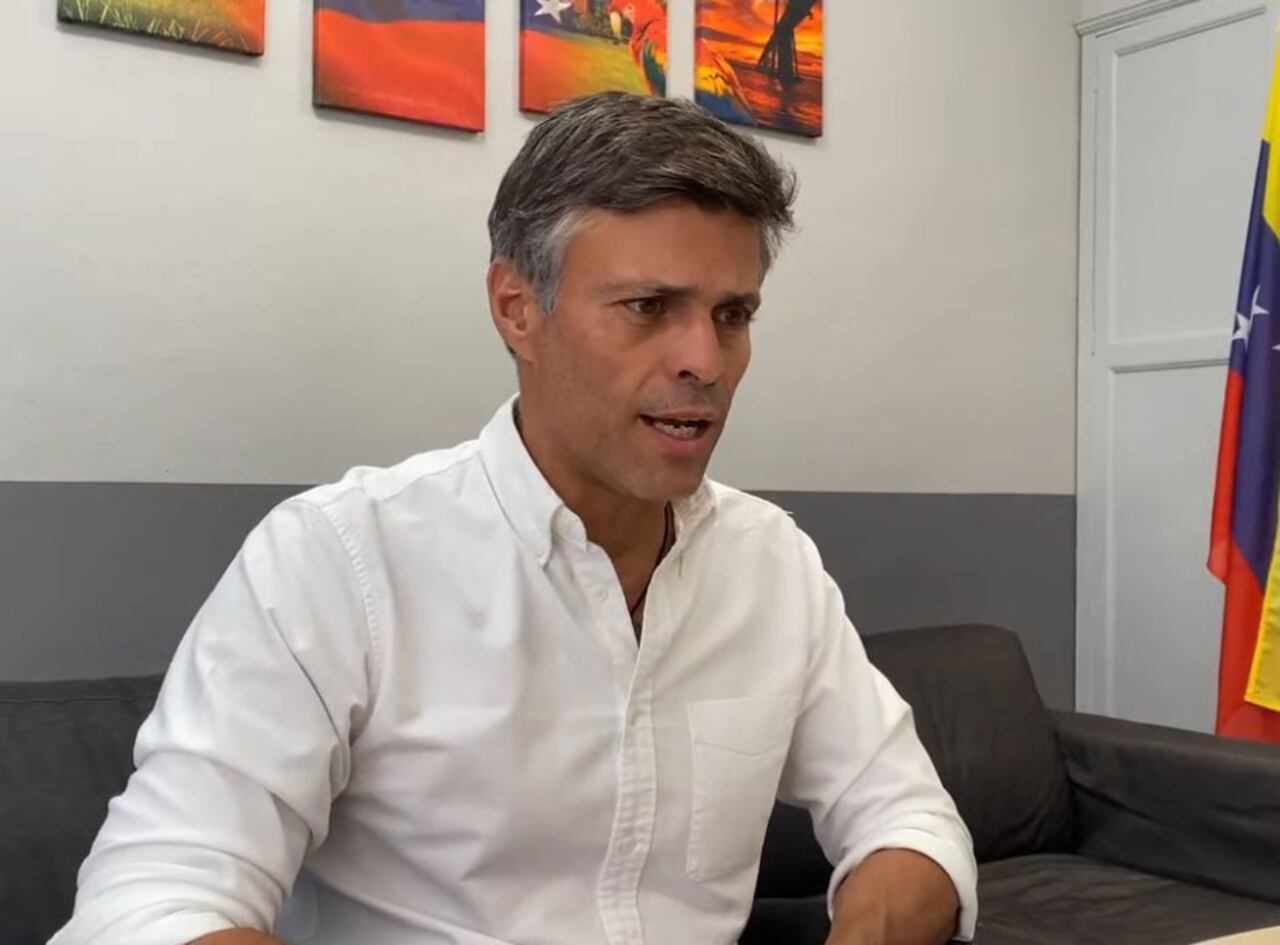 Leopoldo López, líder opositor de Venezuela.