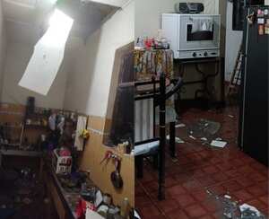 Así quedaron las viviendas de barrios como San Francisco y Modelo tras las dos explosiones registradas en la noche de este miércoles 19 de febrero en esta parte del Centro Histórico de Popayán.