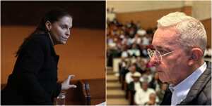 Zulema Jattin y el expresidente Álvaro Uribe