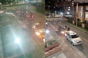 Motoladrones hurtaron a tres familias en la noche bogotana.