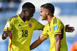 Colombia vs Eslovaquia: Tomás Ángel autor de dos goles en el duelo de octavos de final.