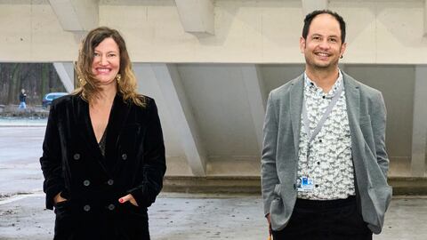 Clare Weiskopf y Nicolas van Hemelryck, directores de la película Alis